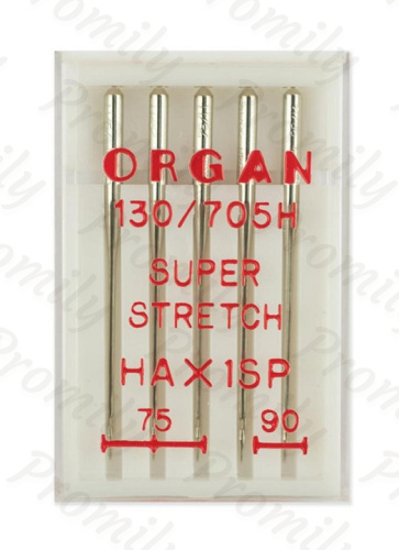 Иглы супер cтрейч №№ 75(3),90(2), Organ, 5 шт от магазина Promily в Ессентуках