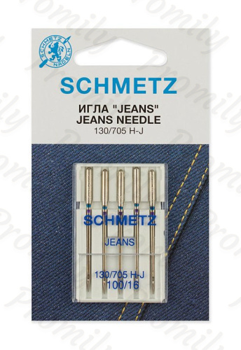 Иглы для джинсы №100, Schmetz, 5шт от магазина Promily в Ессентуках