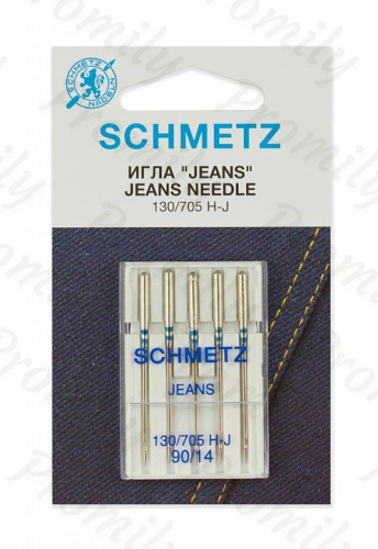 Иглы для джинсы № 90, Schmetz, 5шт от магазина Promily в Ессентуках