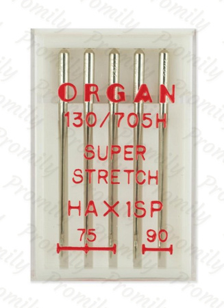 Иглы супер cтрейч №№ 75(3),90(2), Organ, 5 шт от магазина Promily в Ессентуках