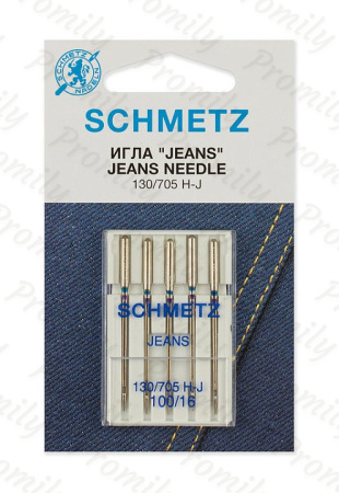 Иглы для джинсы №100, Schmetz, 5шт от магазина Promily в Ессентуках
