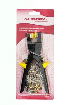 ИНСТРУМЕНТ ДЛЯ УСТАНОВКИ КНОПОК И ЛЮВЕРСОВ Aurora AU-SA50 от магазина Promily в Ессентуках