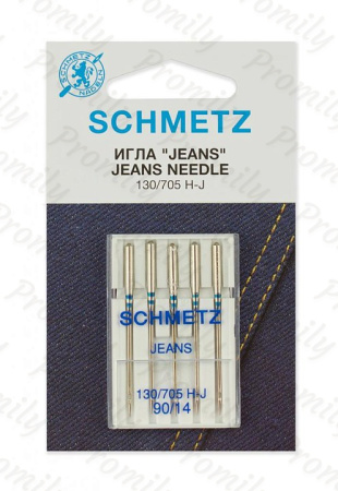 Иглы для джинсы № 90, Schmetz, 5шт от магазина Promily в Ессентуках